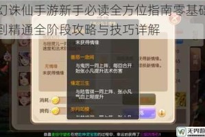 梦幻诛仙手游新手必读全方位指南零基础入门到精通全阶段攻略与技巧详解